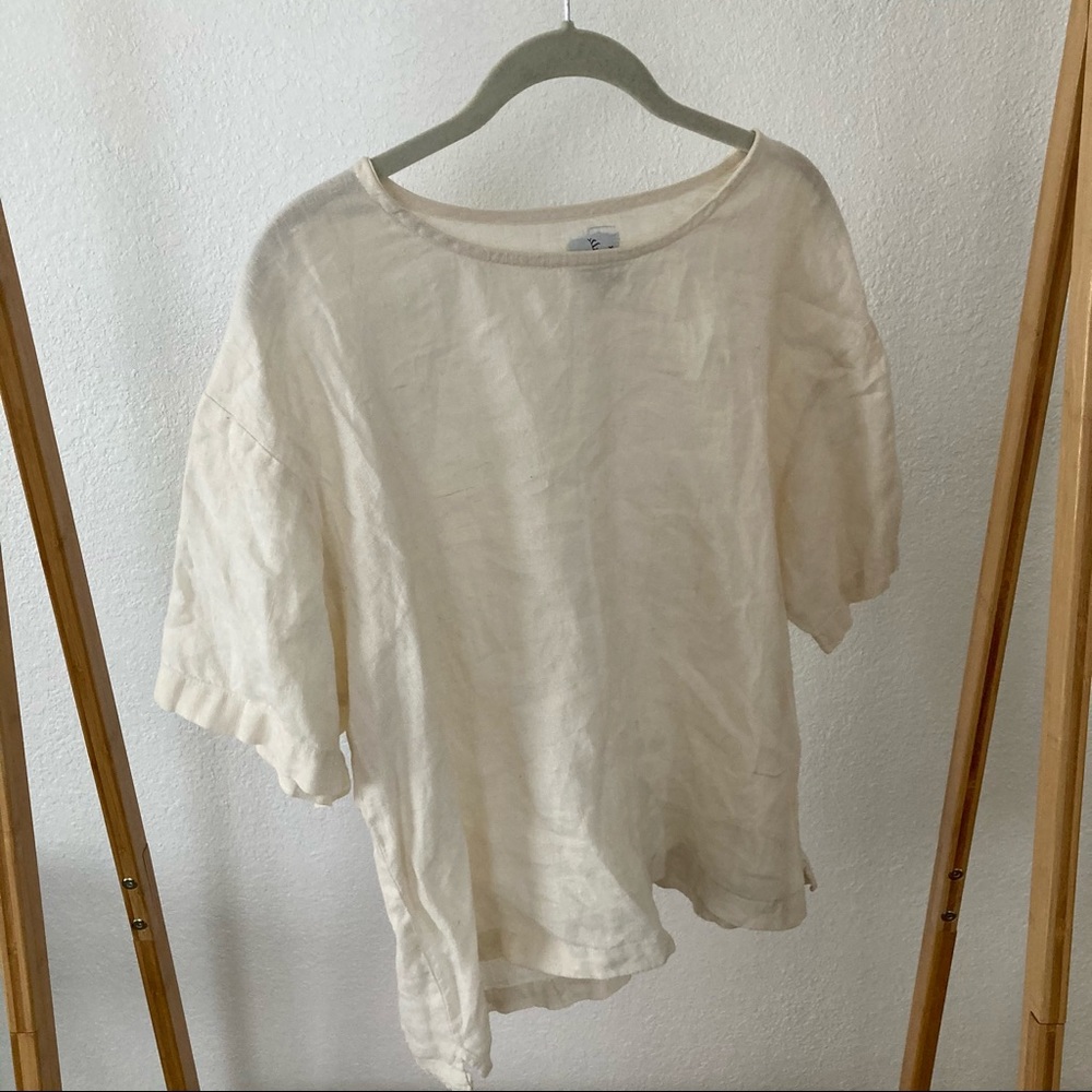 100% Linen Oversized Tee